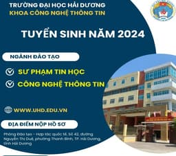 Đến với ngành Sư phạm Tin học của Trường Đại học Hải Dương