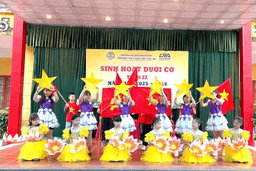 Sinh hoạt dưới cờ không chỉ là một tiết học, mà còn là nơi tỏa sáng tài năng