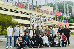 Sinh viên ngành Kỹ thuật điện - Trường Đại học Hải Dương Học tập và trải nghiệm sản xuất tại Công ty Thủy điện Hòa Bình