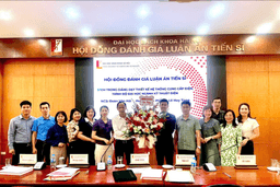 Khoa Kỹ thuật và Công nghệ chúc mừng Tân tiến sĩ Đoàn Văn Hải - giảng viên Khoa KT và CN