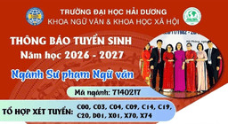 Thông tin tuyển sinh năm học 2026 - 2027