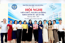 Khoa Kinh tế - Quản trị tổ chức thành công Hội nghị viên chức, người lao động năm học 2026 - 2027