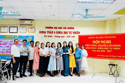 Khoa Toán & KHTN tổ chức thành công hội nghị viên chức - người lao động