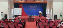 Hội thảo khoa học cấp Trường “Nâng cao chất lượng đào tạo năm học 2021-2022” theo hình thức kết hợp trực tuyến và trực tiếp của Trường Đại học Hải Dương thành công tốt đẹp 