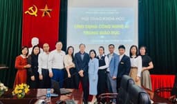 Hội thảo "Ứng dụng công nghệ AI trong giáo dục" của Khoa Công nghệ thông tin - Trường Đại học Hải Dương