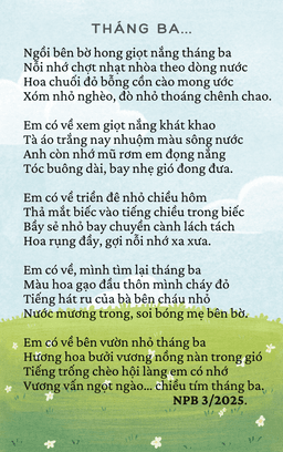 Gửi tặng Tháng ba - Khoa Giáo dục Mầm non