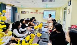 Khoa Giáo dục Tiểu học tổ chức sinh hoạt chuyên môn: "Ứng dụng trí tuệ nhân tạo AI vào dạy học"