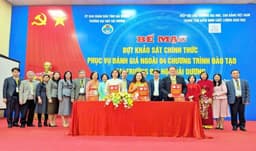 Phòng Hành chính - Quản trị với công tác Đánh giá ngoài  04 Chương trình đào tạo trình độ đại học  tại Trường Đại học Hải Dương
