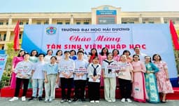 Trường Đại học Hải Dương đón chào Tân sinh viên trúng tuyển đợt 1 năm 2024