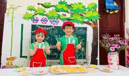 Các bé Trường Mầm non thực hành Hoa Sen tham gia trải nghiệm nặn bánh trôi, chay ngày Tết Hàn thực