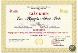 Học sinh Tiểu học Chu Văn An tự hào tỏa sáng tại sân chơi "Trạng nguyên Tiếng Việt"