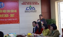 Đại hội chi bộ Trường Tiểu học Chu Văn An nhiệm kỳ 2025 - 2027