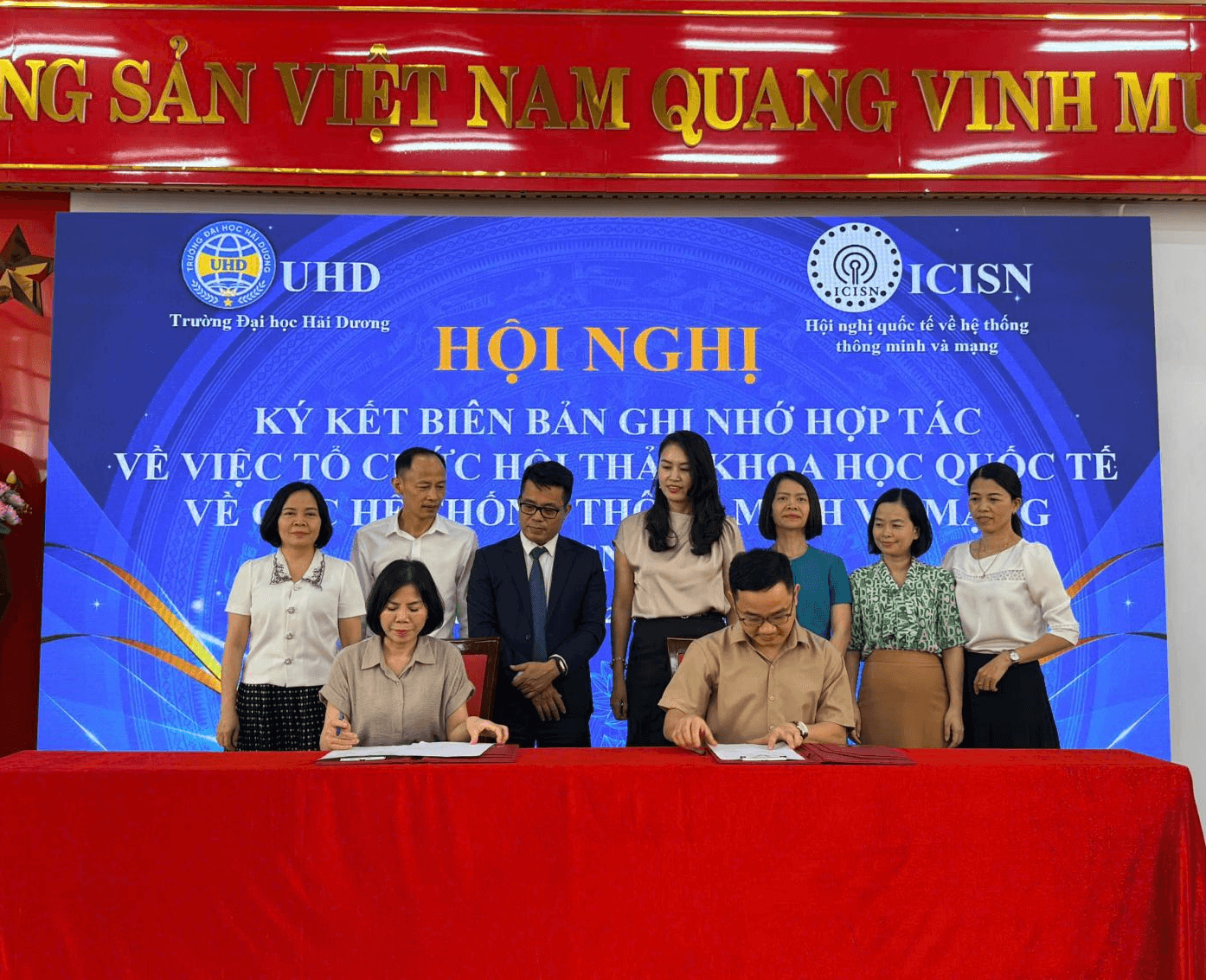 Trường Đại học Hải Dương ký kết hợp tác tổ chức Hội thảo Khoa học Quốc tế về các Hệ thống thông tin và mạng (ICISN-2027)